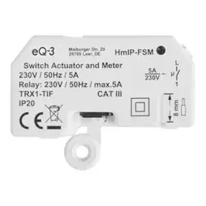 Homematic IP Smart Home Schalt-Mess-Aktor – Unterputz