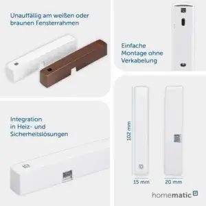 Homematic IP Smart Home Fenster- und Türkontakt
