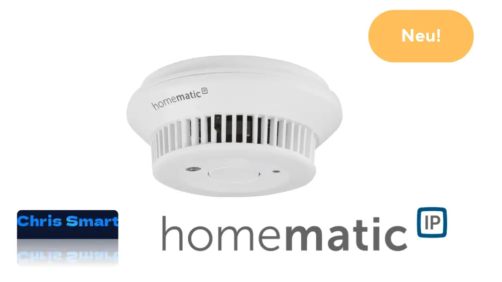 Homematic IP Smart Home Rauchwarnmelder mit Q-Label