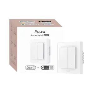 Aqara Rolladenschalter H2 EU, Thread/Zigbee-Protokoll, für Rollläden/Jalousien