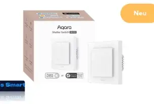 Aqara Shutter Switch H2 EU – Smarte Rollladensteuerung mit Thread, Zigbee & Matter-Unterstützung
