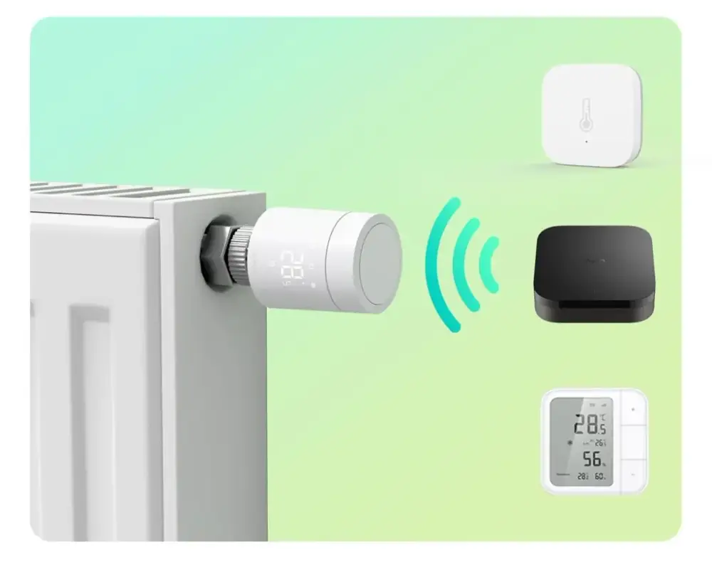 Heizkörperthermostat W600, Unterstützt Zigbee/Thread