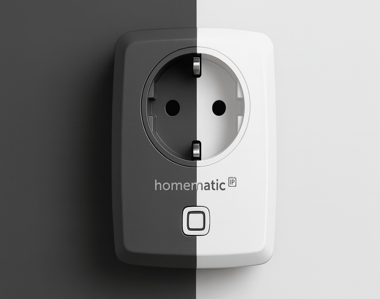 Neu: Homematic IP Smart Home Schaltsteckdose in Anthrazit