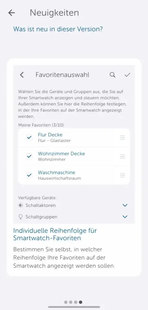 Homematic IP App individueller Icons für Schaltaktoren Schritt 1