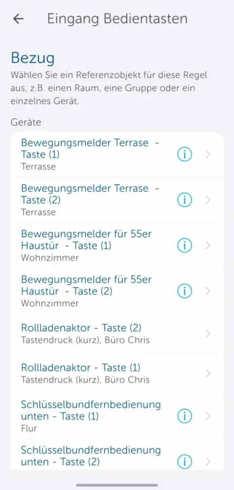 Erweiterte Automatisierungsmöglichkeiten in der Homematic IP App Bezug