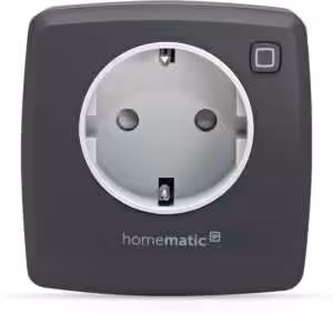 Homematic IP Smart Home Schaltsteckdose, anthrazit
