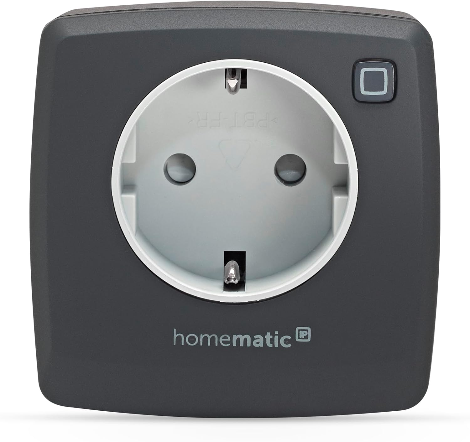 Homematic IP Smart Home Schaltsteckdose, anthrazit