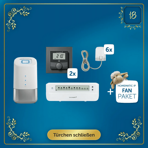 18. Türchen des Homematic IP Adventskalenders