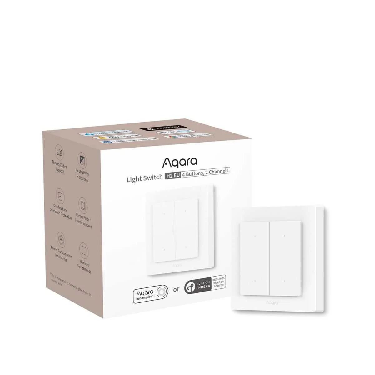 Aqara Lichtschalter H2 EU (2-in-1 Neutral