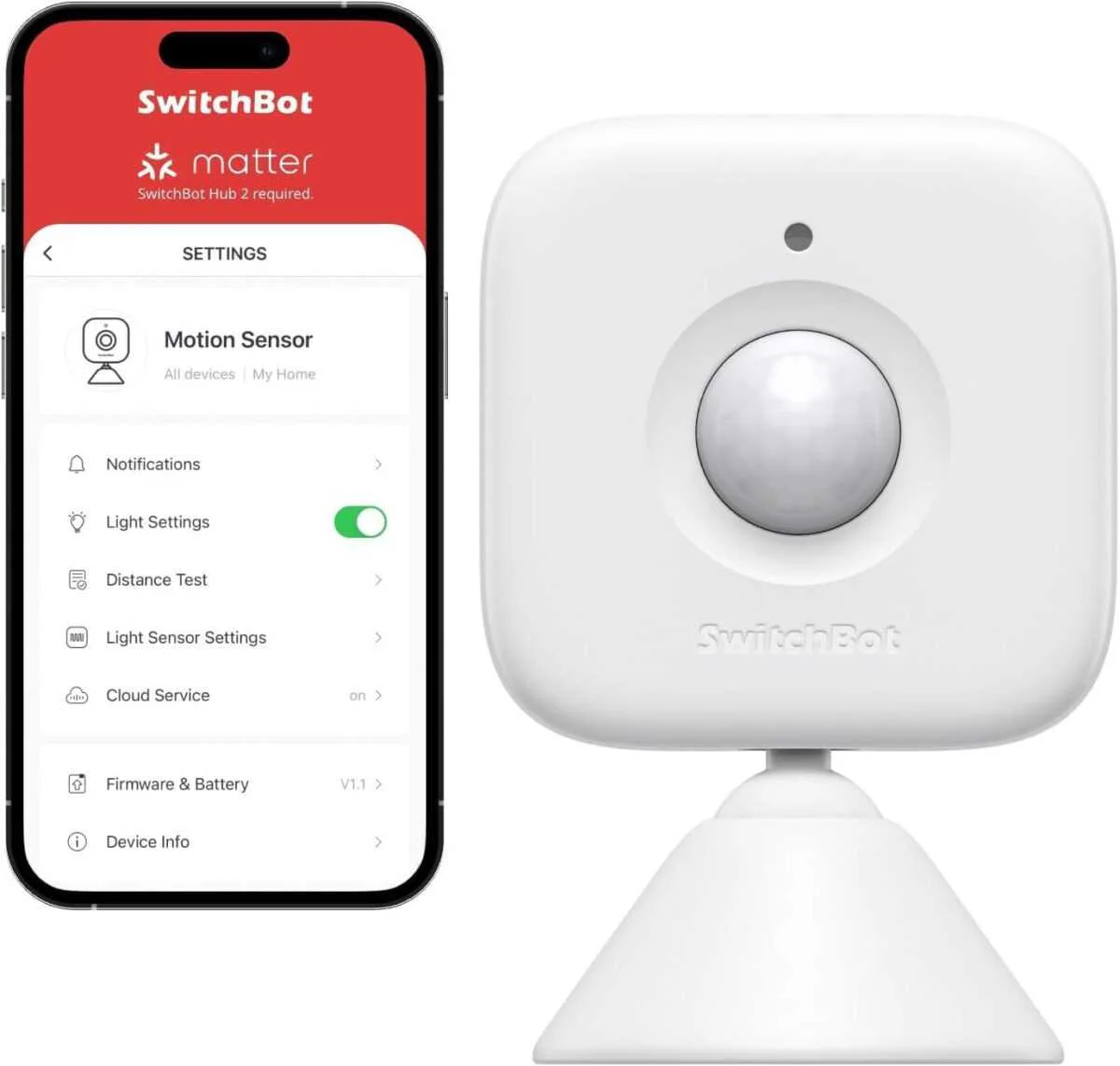 SwitchBot Smart Motion Sensor – Motion Detector
