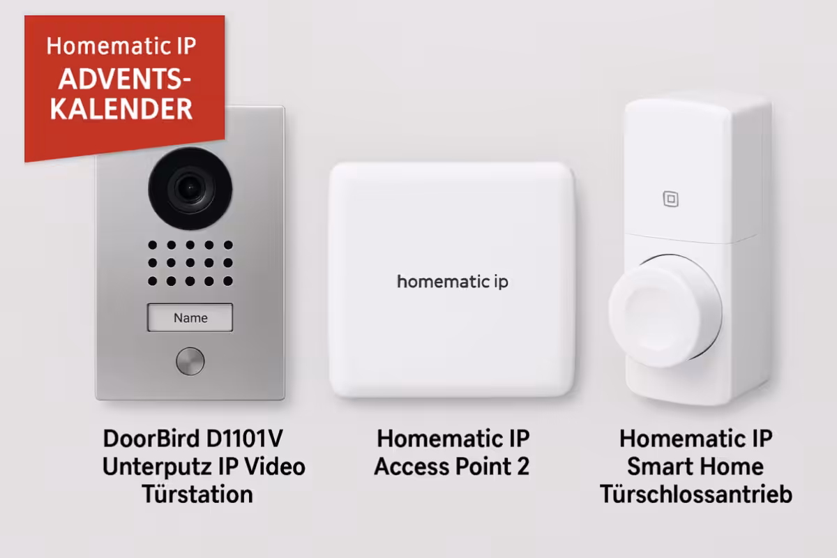 Calendrier de l'Avent Homematic IP : un ensemble d'accès unique pour une maison sécurisée et intelligente