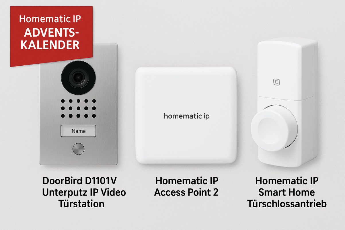 Homematic IP Adventskalender: Einzigartiges Zutritts-Bundle für ein sicheres und smartes Zuhause