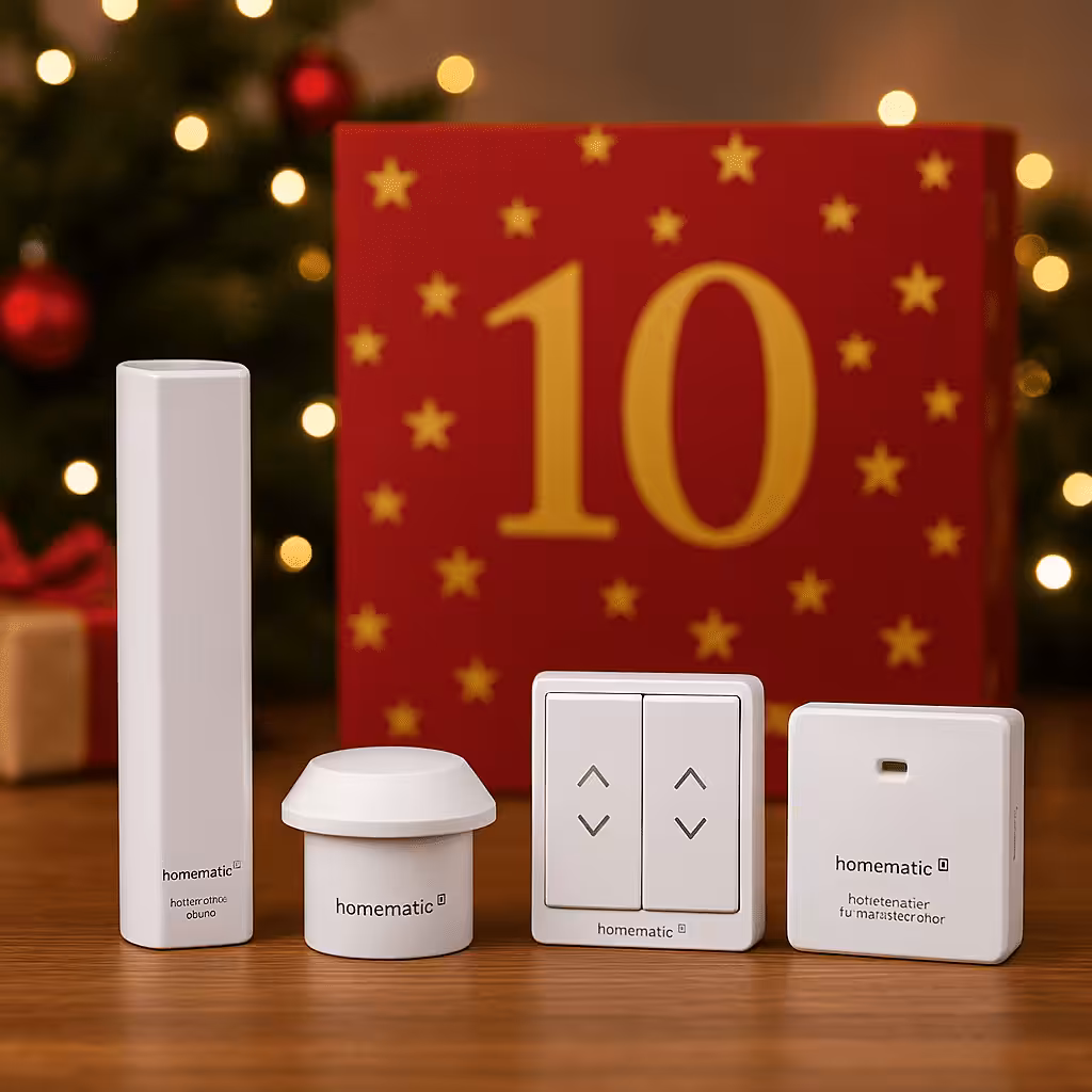 Calendrier de l'Avent Homematic IP 10.12 : Gagnez un kit d'ombrage intelligent
