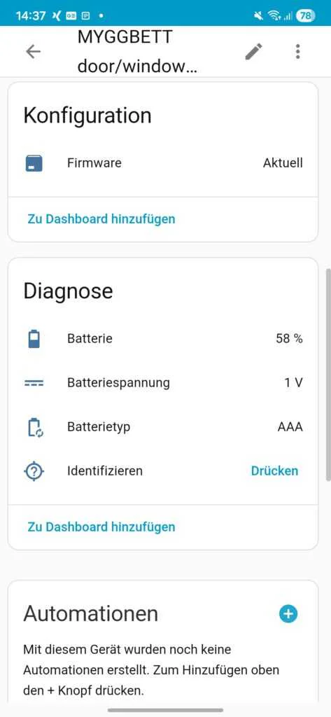 MYGGBETT in Home Assistant 2