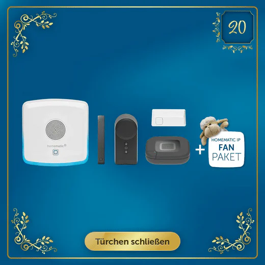 Homematic IP Advent calendar 20.12
