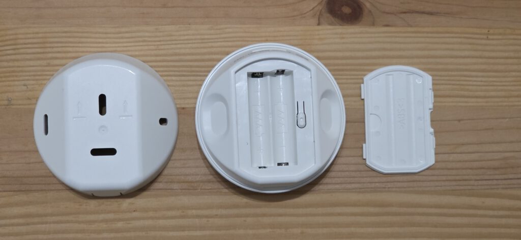 IKEA MYGGSPRAY Rückseite + Batteriefach