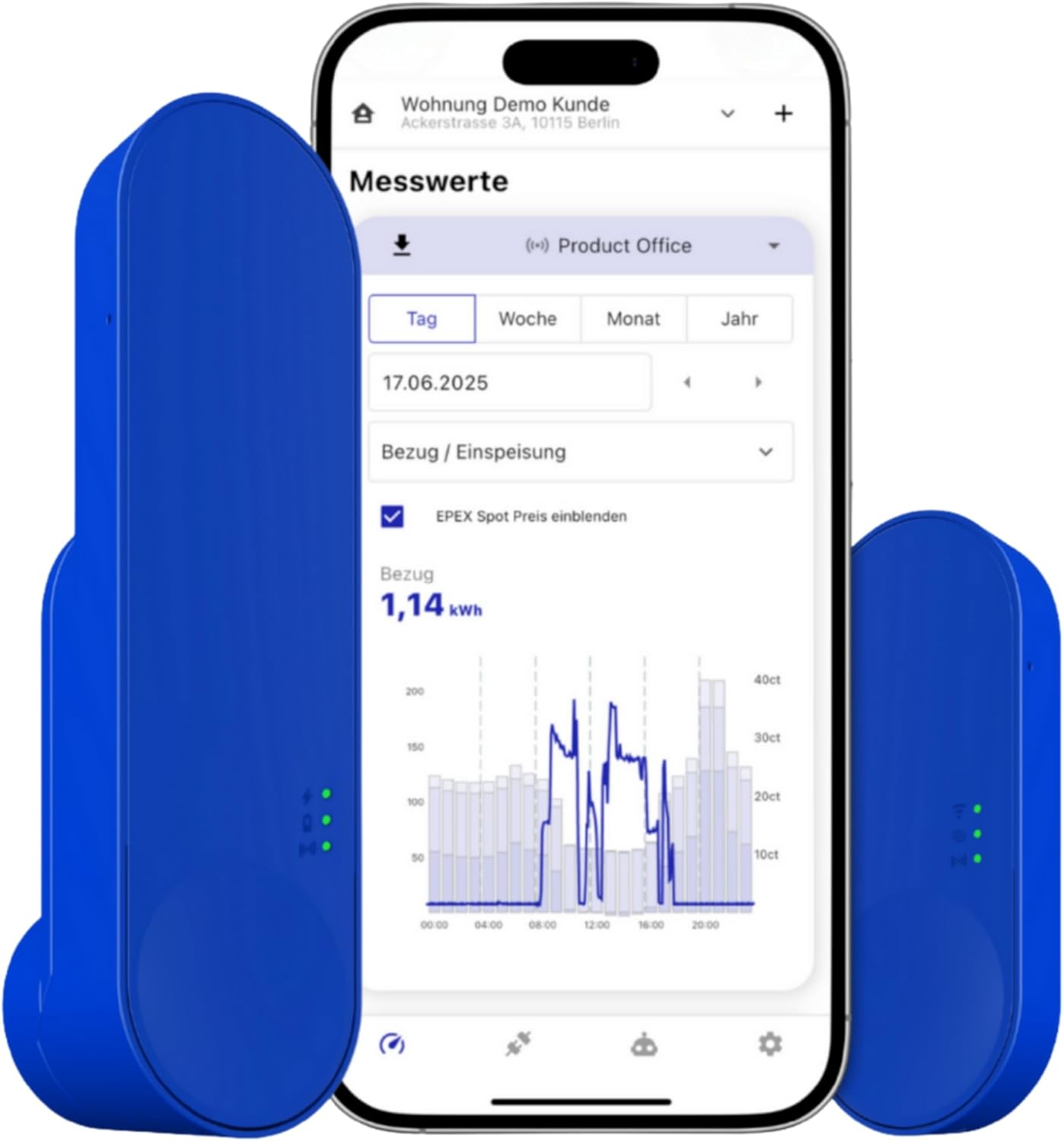Smart Meter Stromzähler auslesen mit IR Lesekopf