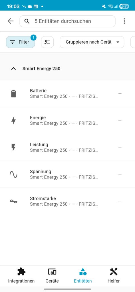 Home Assistant FRITZ!Smart Energy 250 2