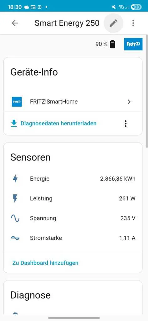 Home Assistant FRITZ!Smart Energy 250 4