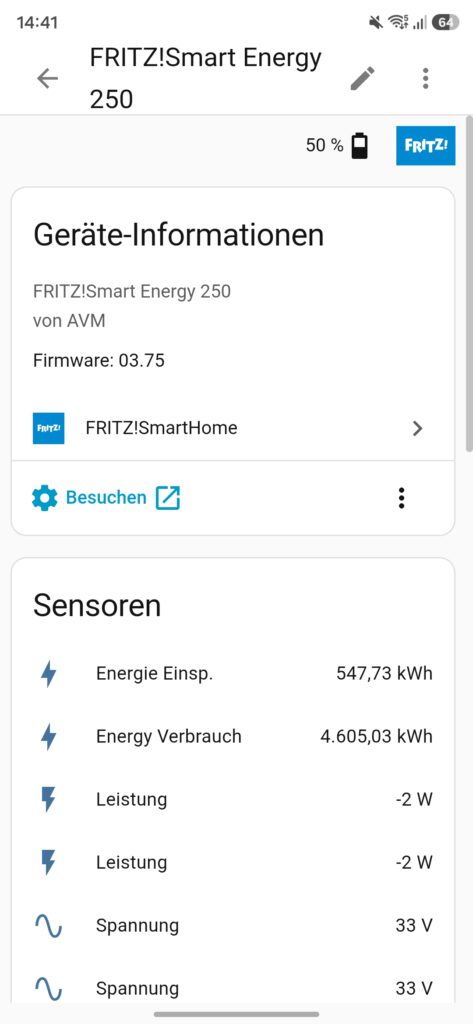 Home Assistant FRITZ!Smart Energy 250 4