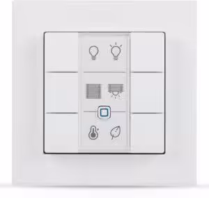 Homematic IP Smart Home Wandtaster – 6-fach Batterie