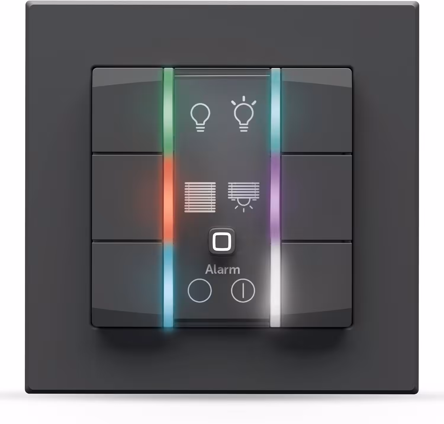 Interrupteur mural Homematic IP Smart Home – 6 boutons, 230 V, anthracite