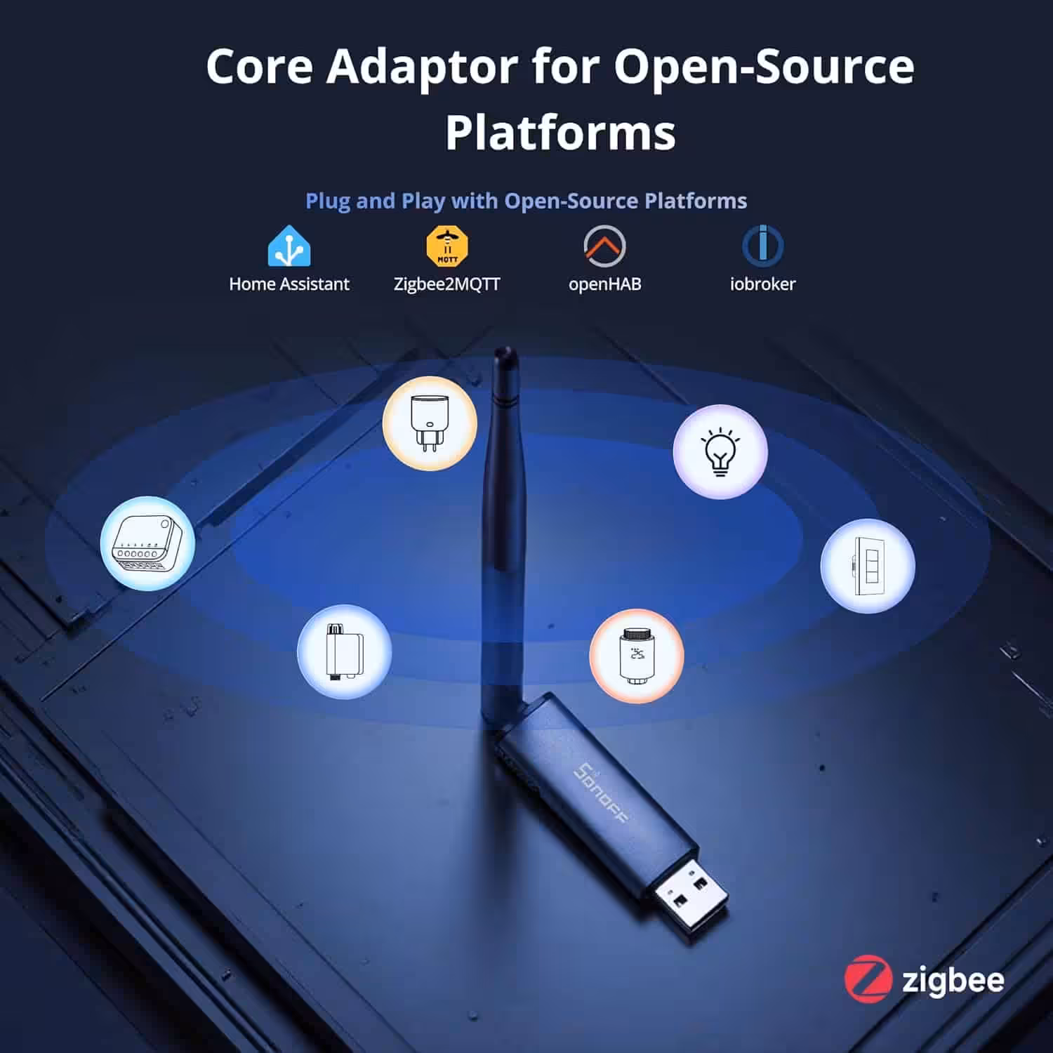 Clé USB SONOFF Zigbee 3.0 Plus MG24