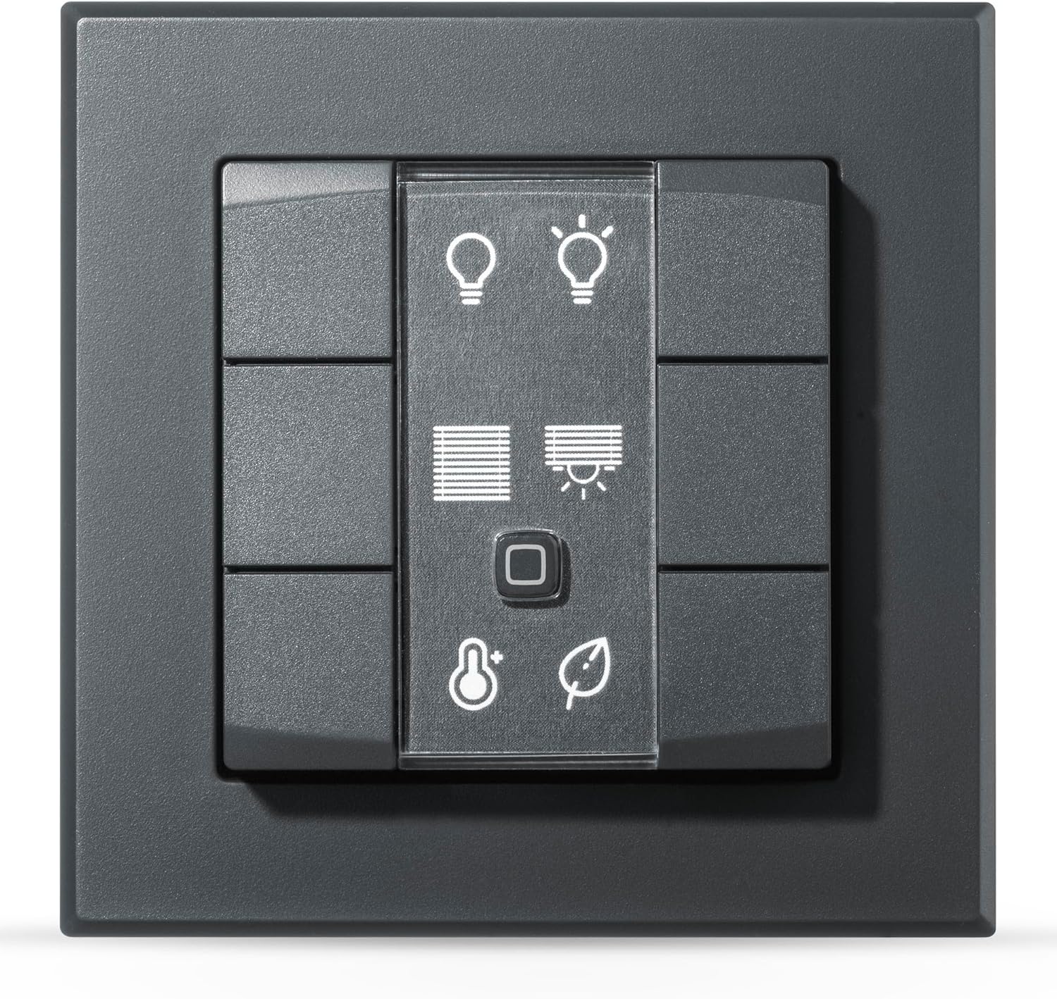 Homematic IP Smart Home Wandtaster – 6-fach, anthrazit