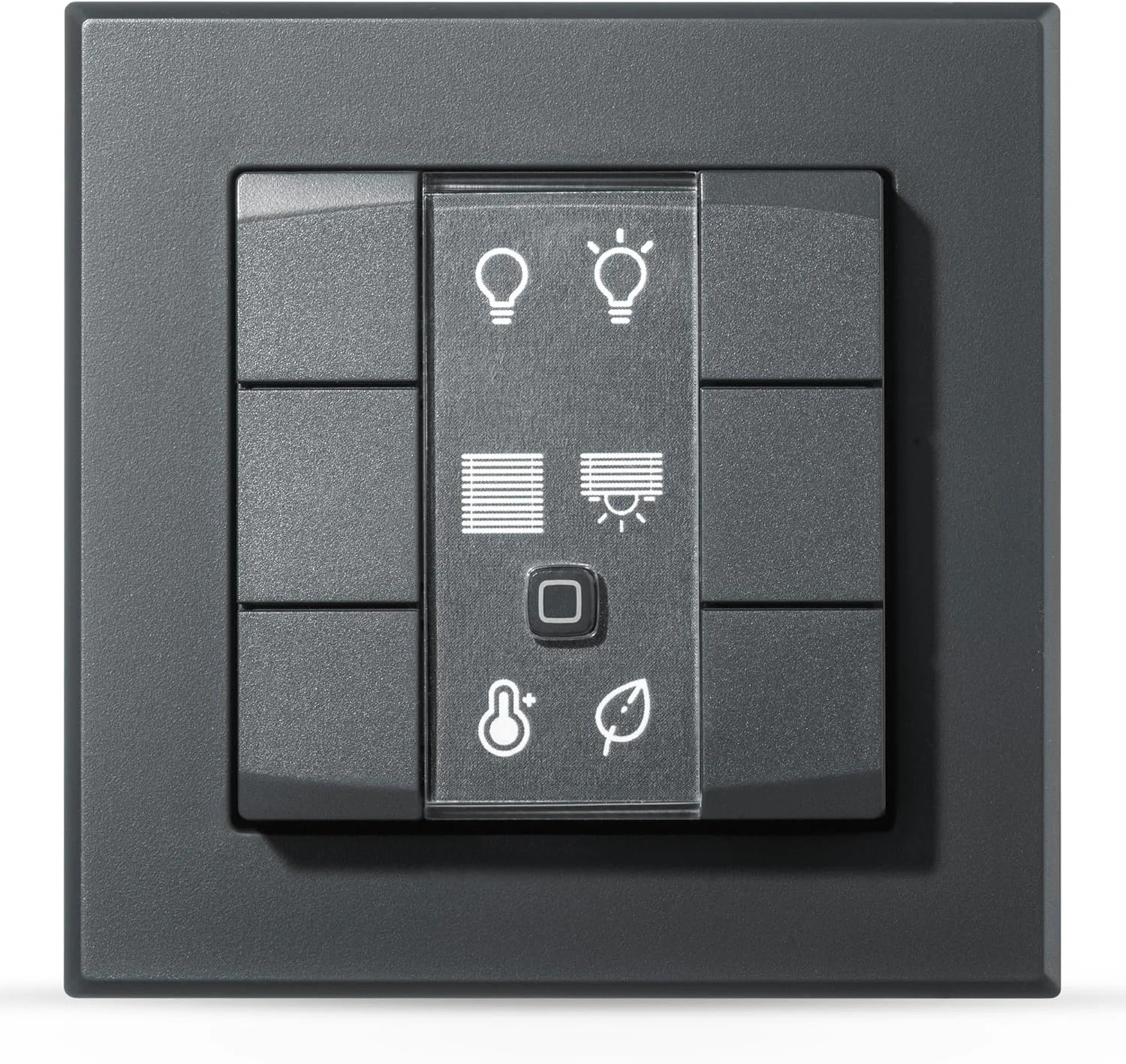 Homematic IP Smart Home Wandtaster – 6-fach, anthrazit