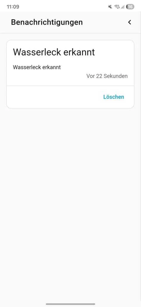 KLIPPBOK water leak sensor in Home Assistant notification