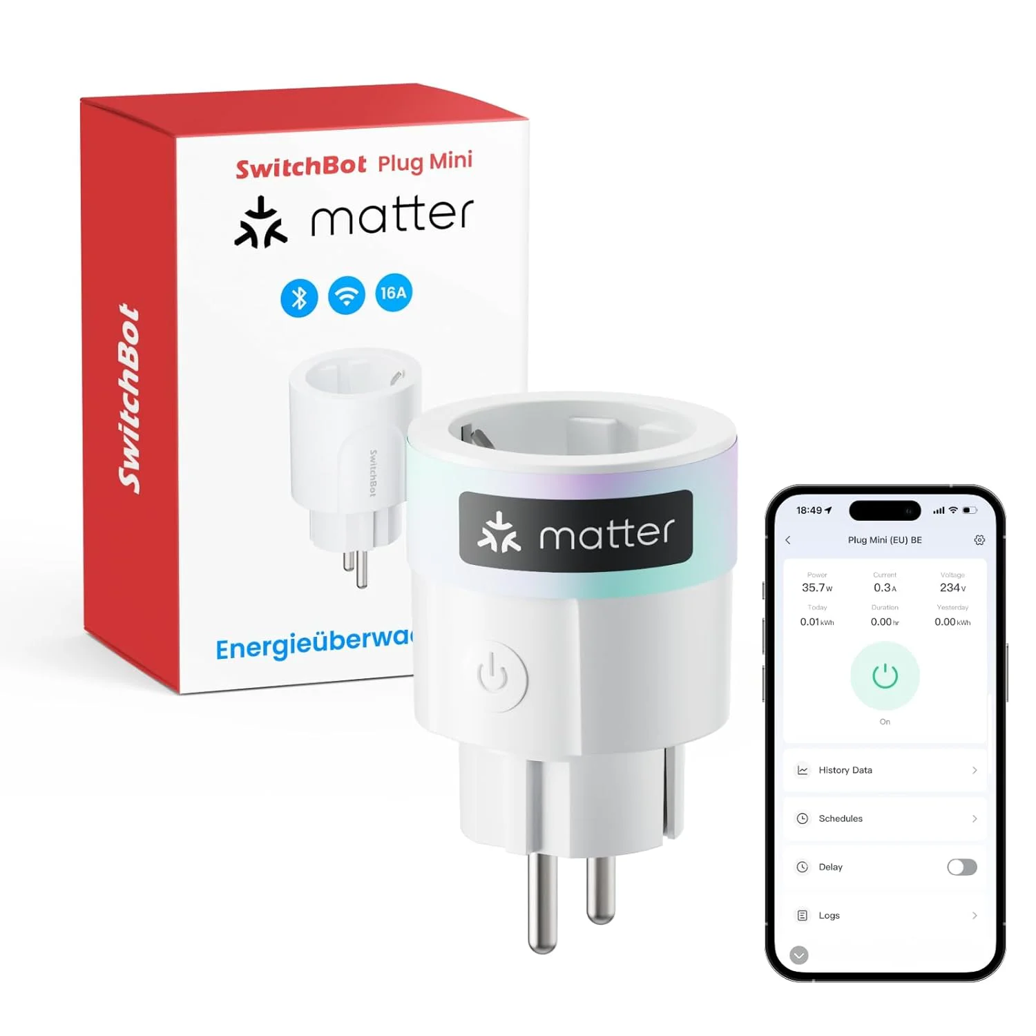 SwitchBot Plug Mini: Günstige Matter-Steckdose mit Energieüberwachung