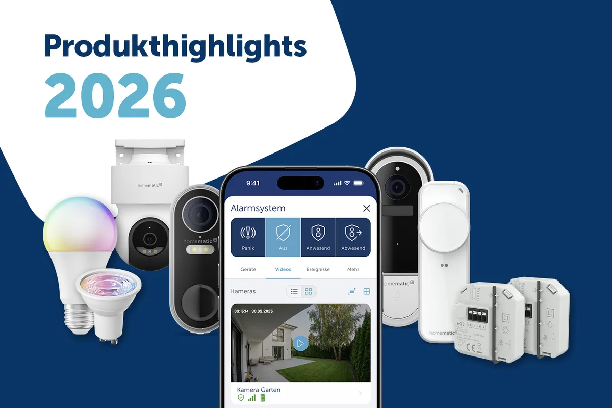 Homematic IP zeigt über 20 Smart-Home-Neuheiten für 2026