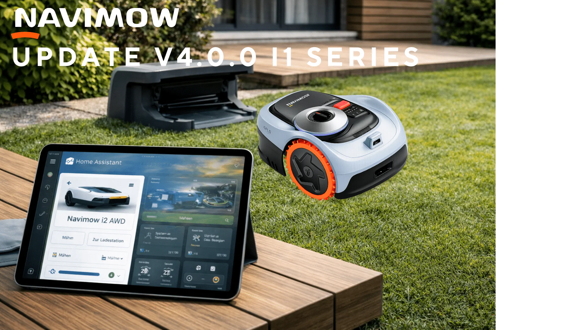 Navimow Update V4.0.0: Diese neuen Funktionen bekommen i105e und i108e