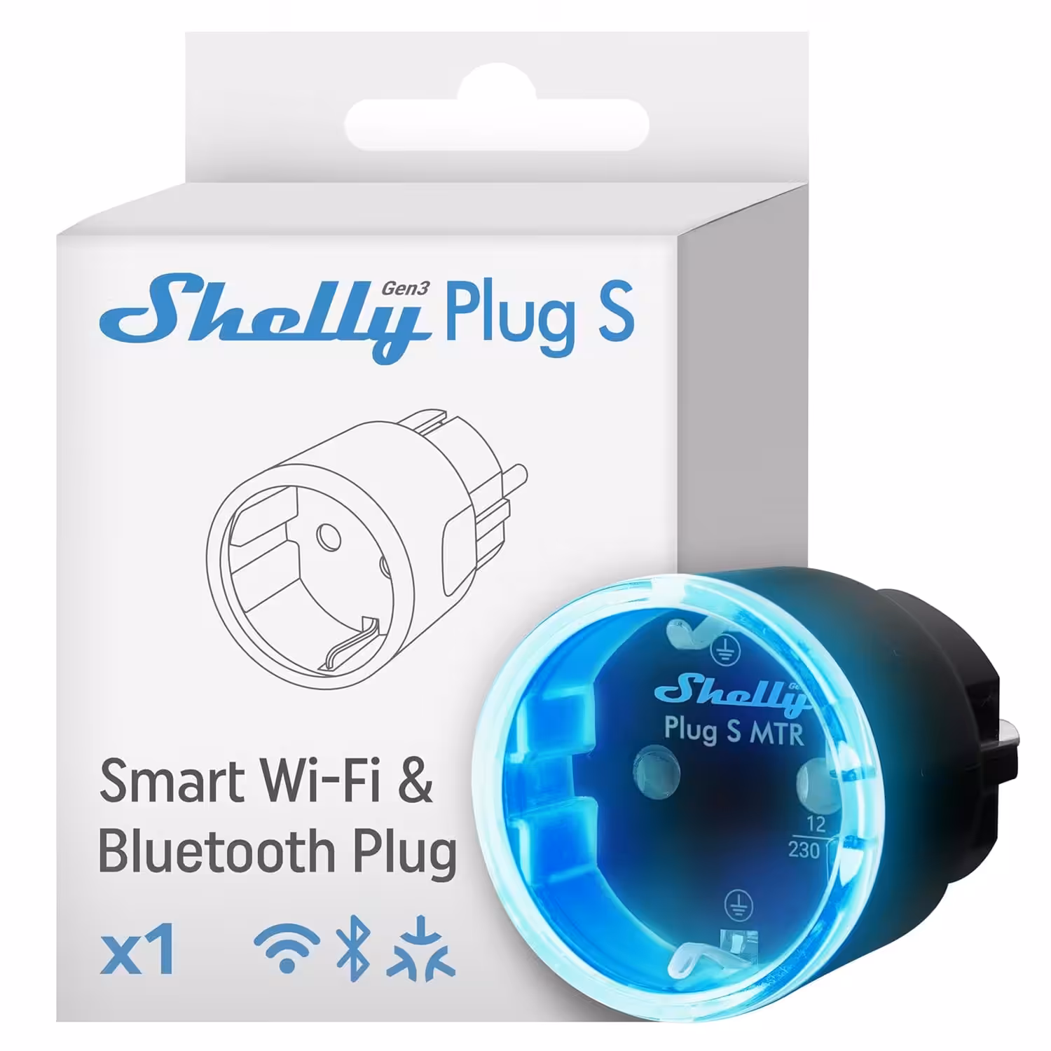 Shelly Plug S Gen3 Schwarz