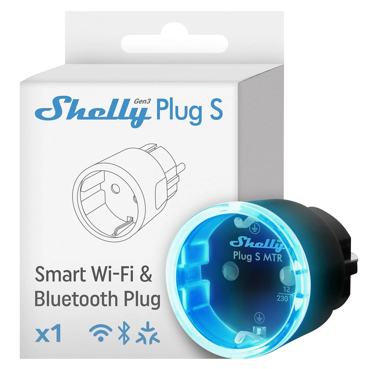 Shelly Plug S Gen3 Noir