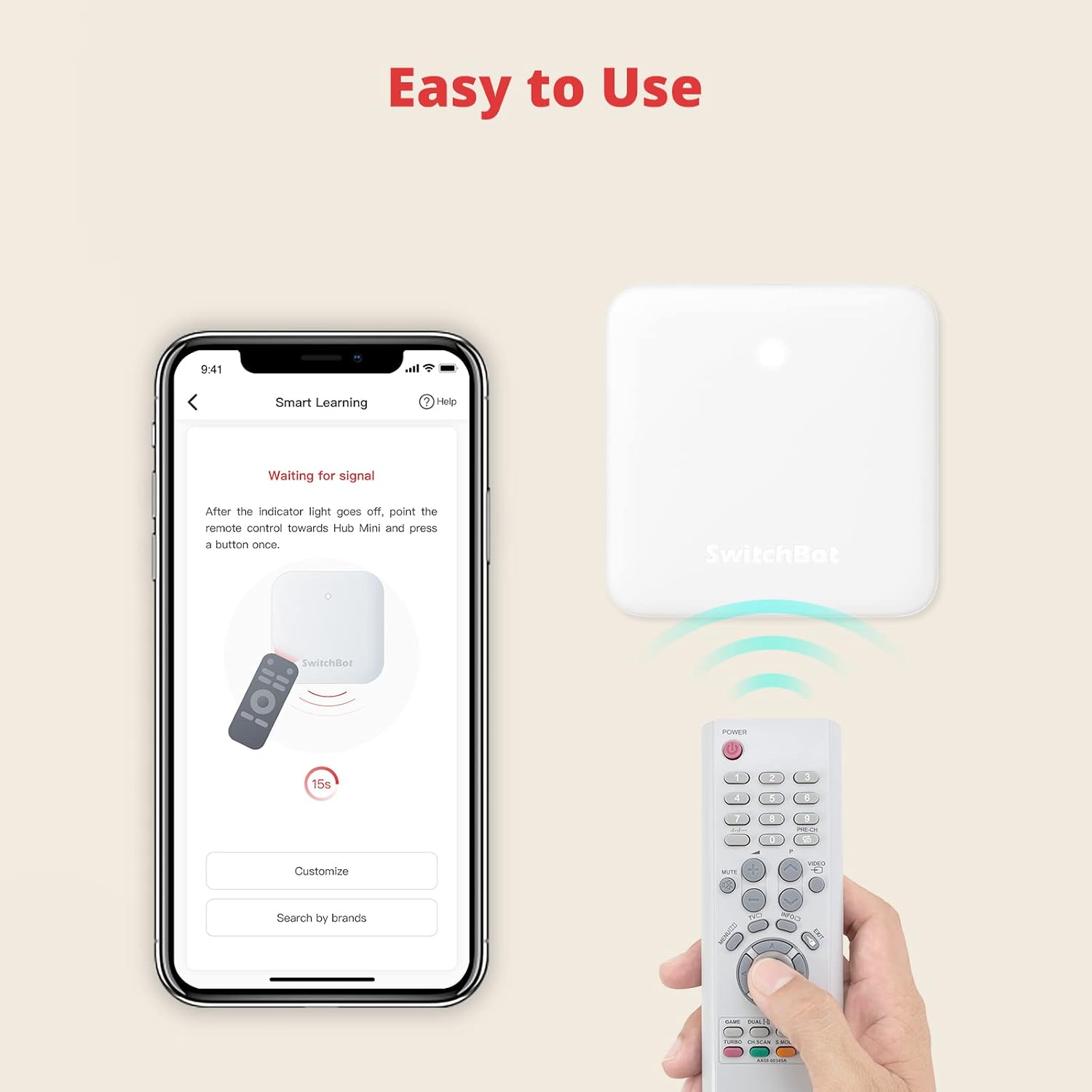 SwitchBot Hub Mini Smart Remote Control - IR Transmitter System