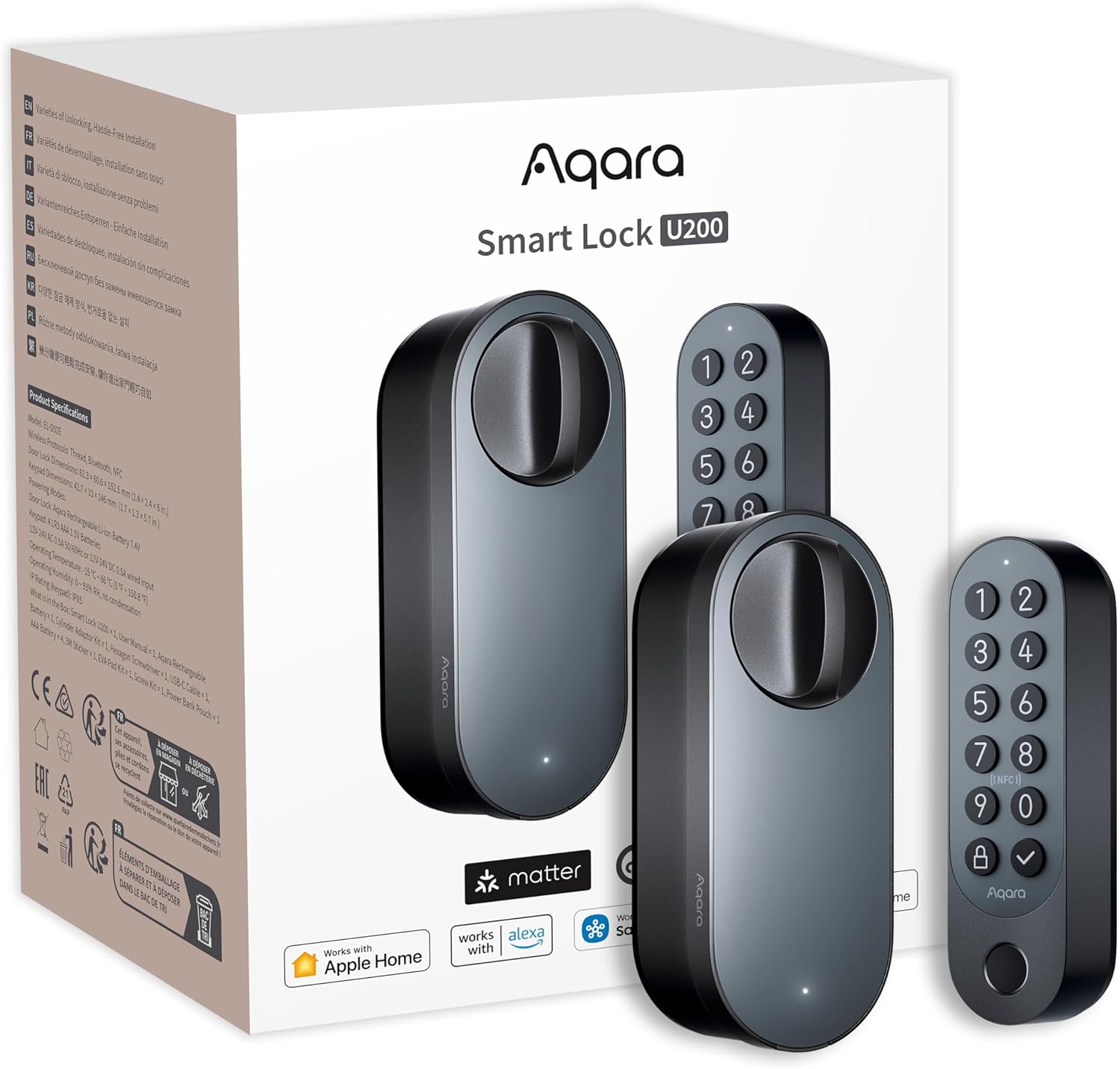 Aqara Smart Lock U200 (with fingerprint scanner)
