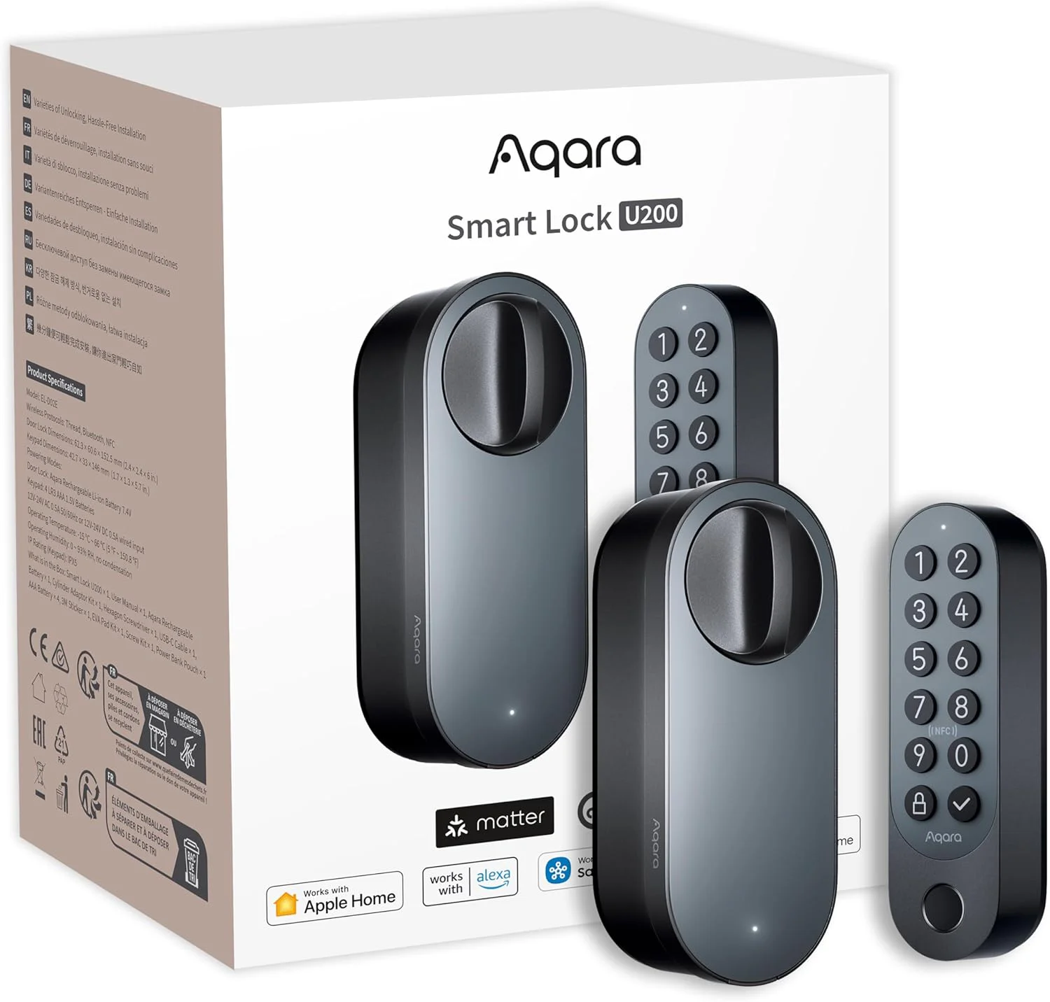 Aqara Smart Lock U200 (with fingerprint scanner)