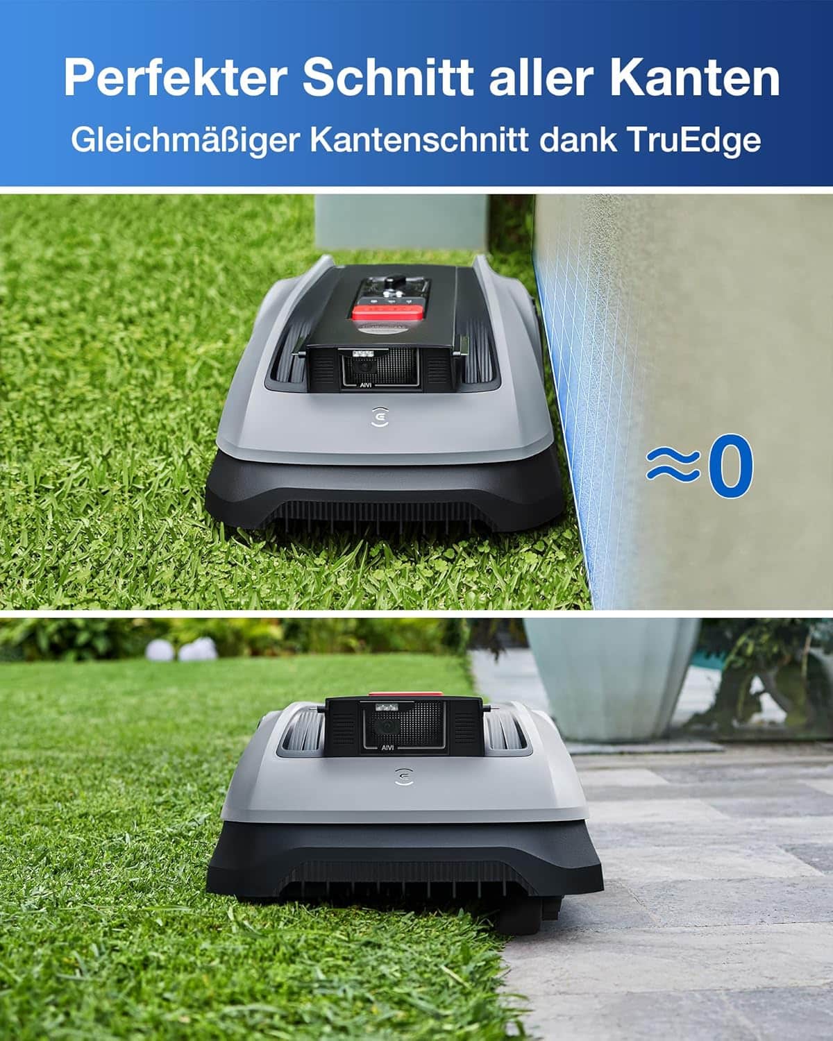 ECOVACS Goat O600 RTK Care Kit Mähroboter Ohne Begrenzungskabel