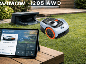 La Navimow i205 AWD : Tondeuse à gazon robotisée à quatre roues motrices pour jardins exigeants