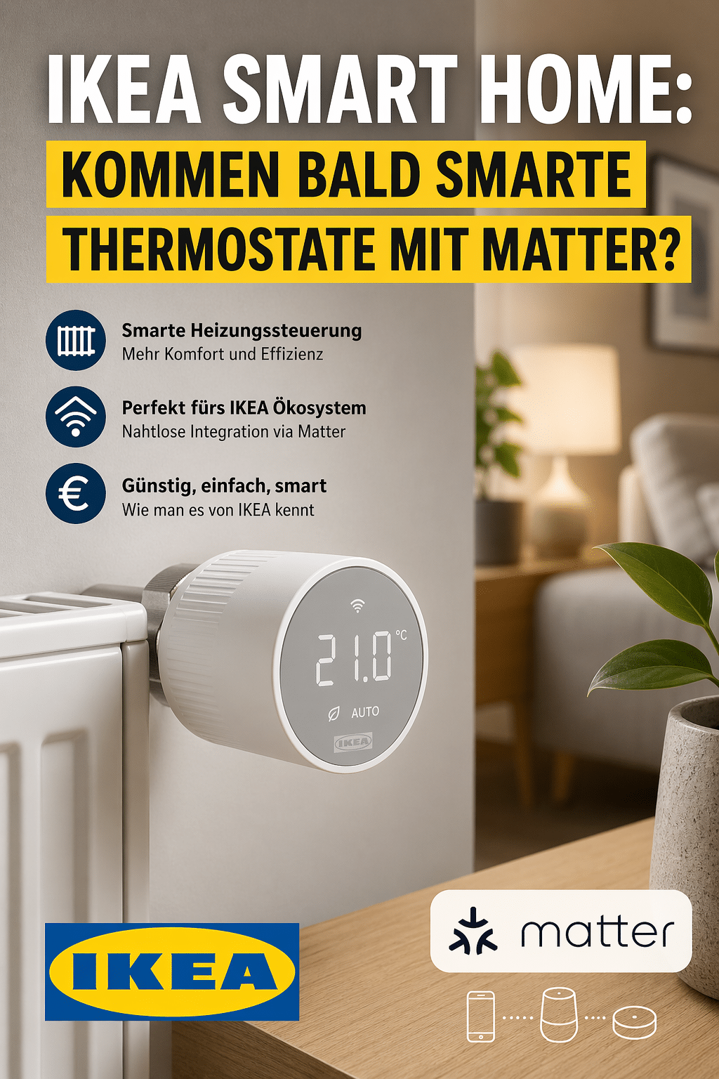 Kommen bald smarte IKEA Thermostate mit Matter?