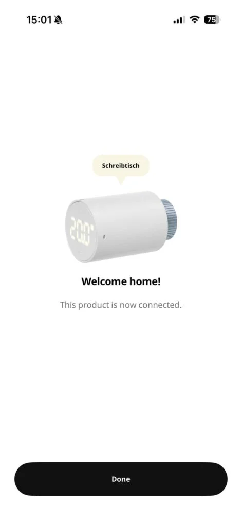Möglicher IKEA IKEA Thermostat mit Matter