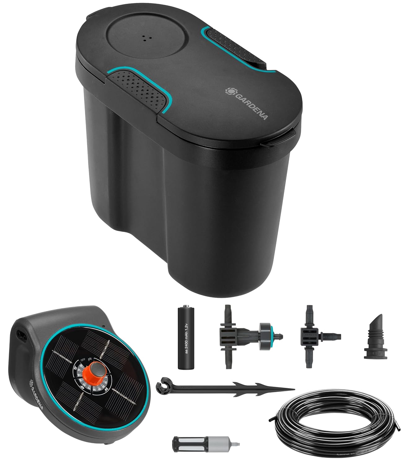Gardena Solar-Bewässerung AquaBloom Set inkl. Wasserreservoir