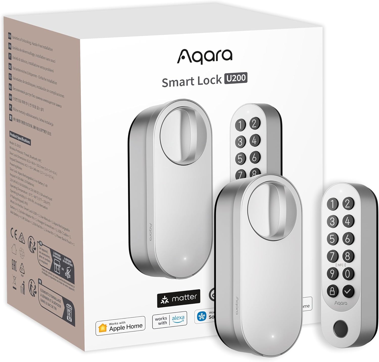 Aqara Smart Lock U200 (mit Fingerabdruck)