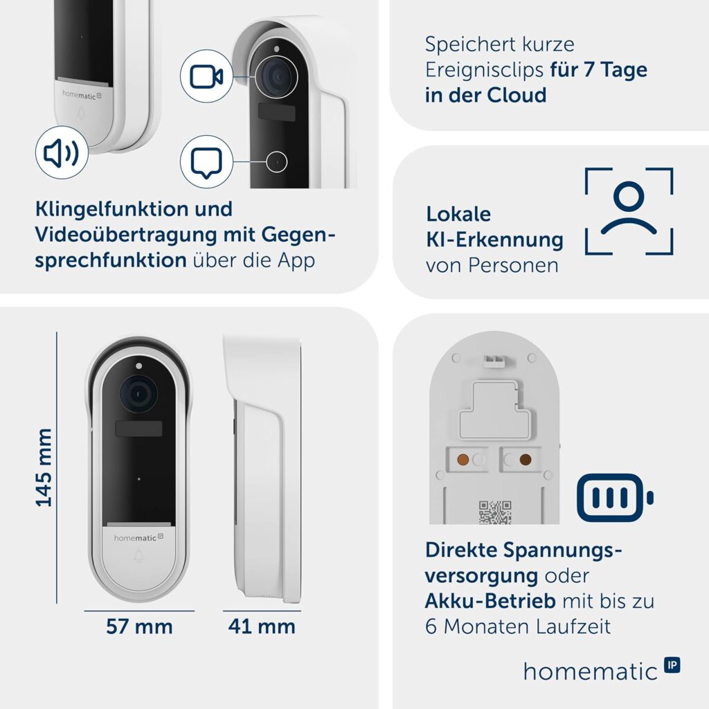 Homematic IP Video-Türklingel details