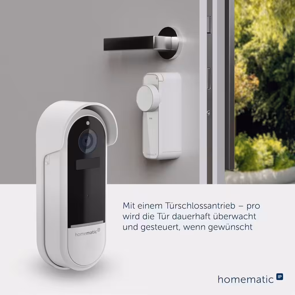 Video-Türklingel mit dem neuen Homematic IP Türschlossantrieb – pro