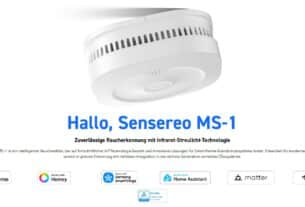 Matter Rauchmelder von Sensereo für Home Assistant verfügbar
