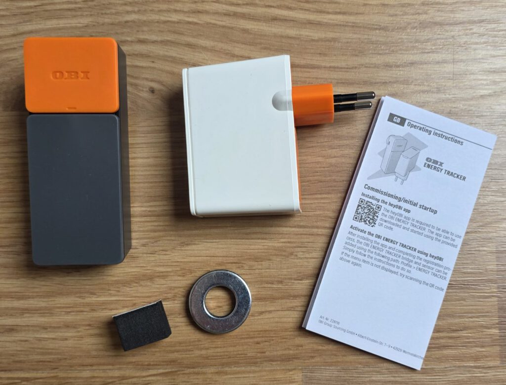 Lieferumfang OBI ENERGY TRACKER