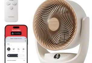 SwitchBot Battery Circulator Fan 2 Pro: Akku-Ventilator mit Filter und Matter