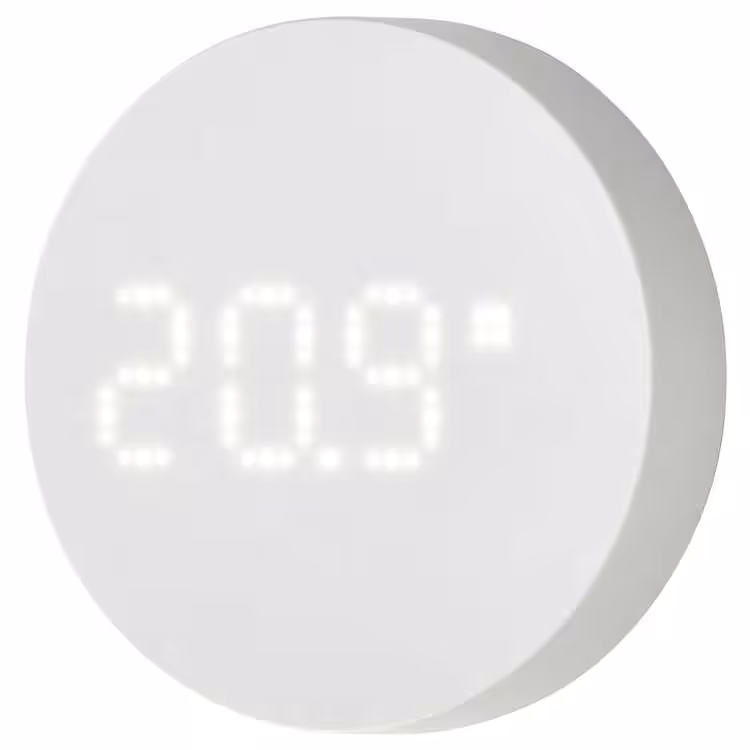 Sensor inteligente IKEA TIMMERFLOTTE de temperatura y humedad